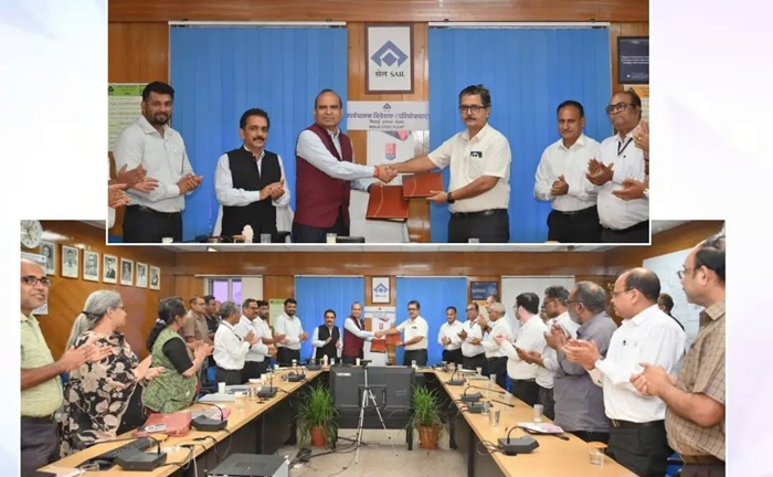 Contract signed between MECON and SAIL-BSP